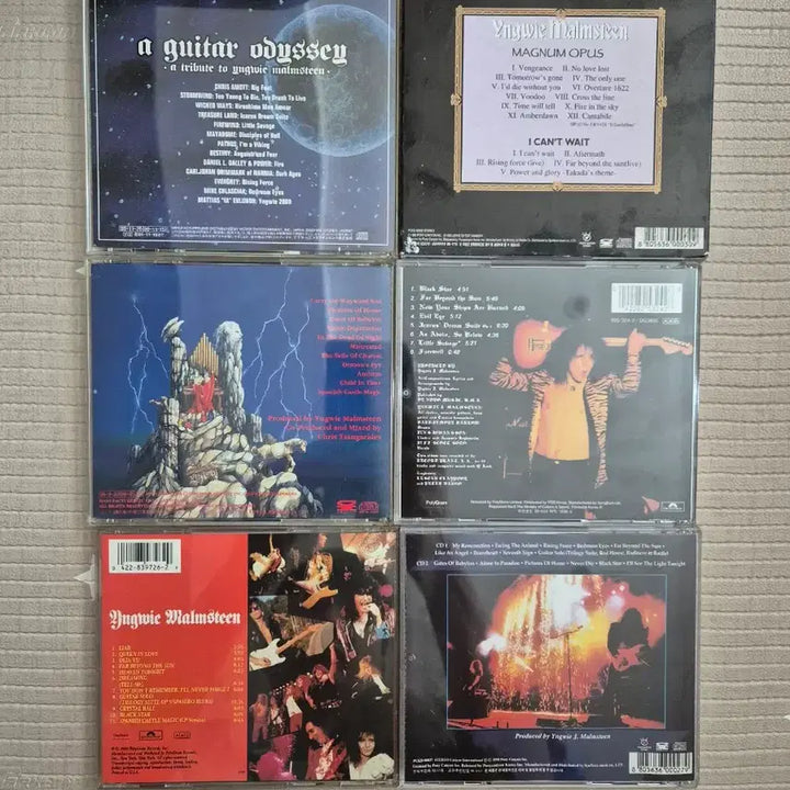 [BUNJANG] Yngwie Malmsteen CD Album Collection / 잉위 (잉베이) 맘스틴 CD 음반 모음