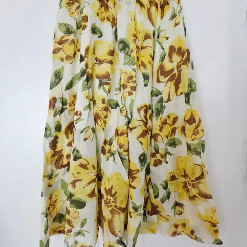 [BUNJANG] Flower Pattern Midi Skirt / (새상품)플라워 스커트