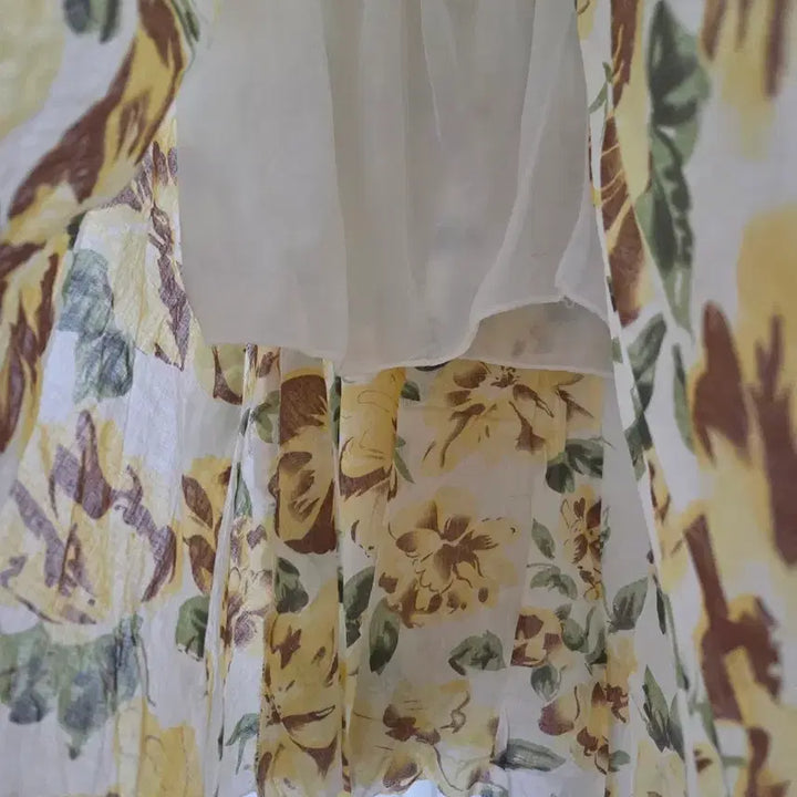 [BUNJANG] Flower Pattern Midi Skirt / (새상품)플라워 스커트
