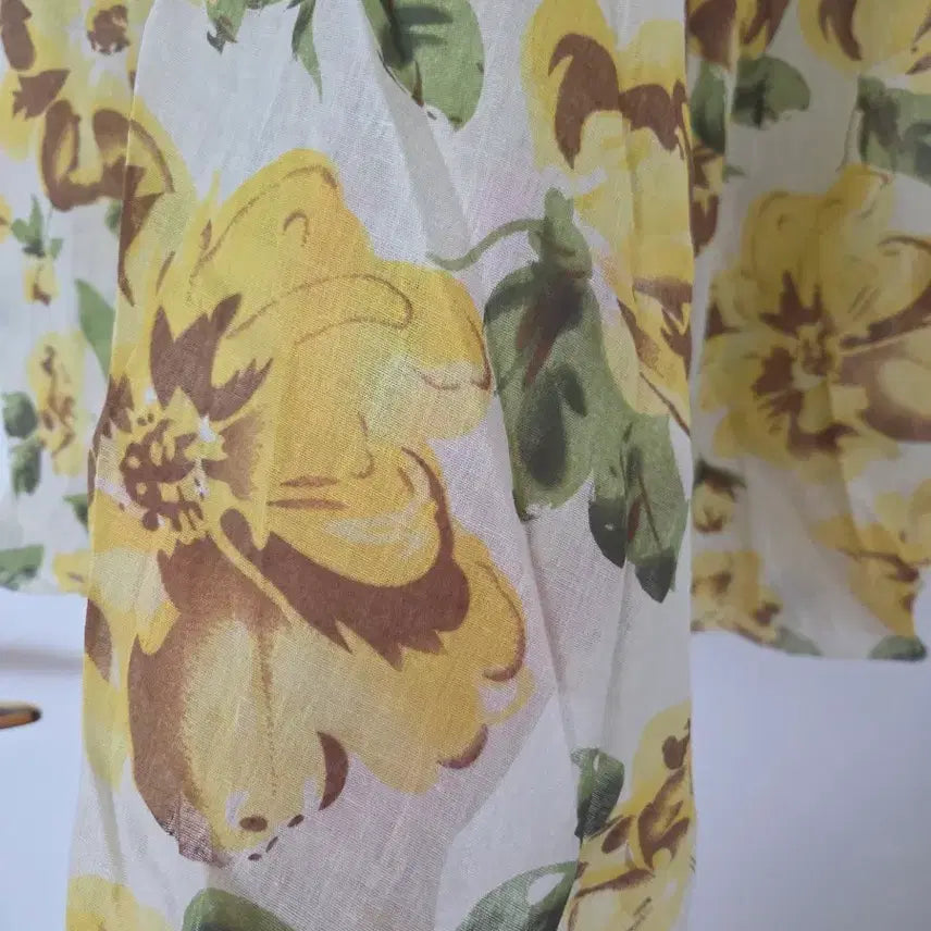 [BUNJANG] Flower Pattern Midi Skirt / (새상품)플라워 스커트
