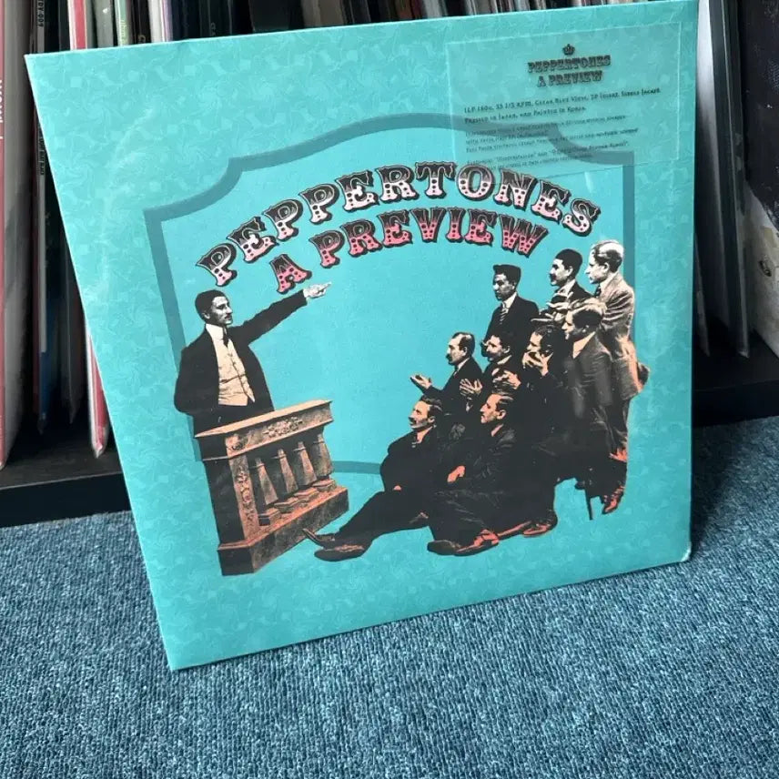 [BUNJANG] Peppertones A Preview LP Clear Blue Vinyl / 페퍼톤스 A Preview LP 클리어 블루 바이닐