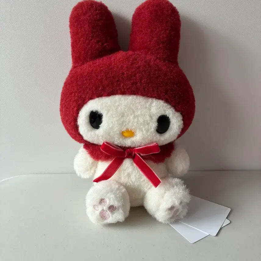 [BUNJANG] Sanrio My Melody Plush Doll (Red) / (정품)빨간 마멜 누이 인형