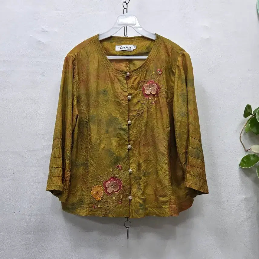 [BUNJANG] Natural Dyed Rayon Set (Size 77) / 천연염색인견한벌77