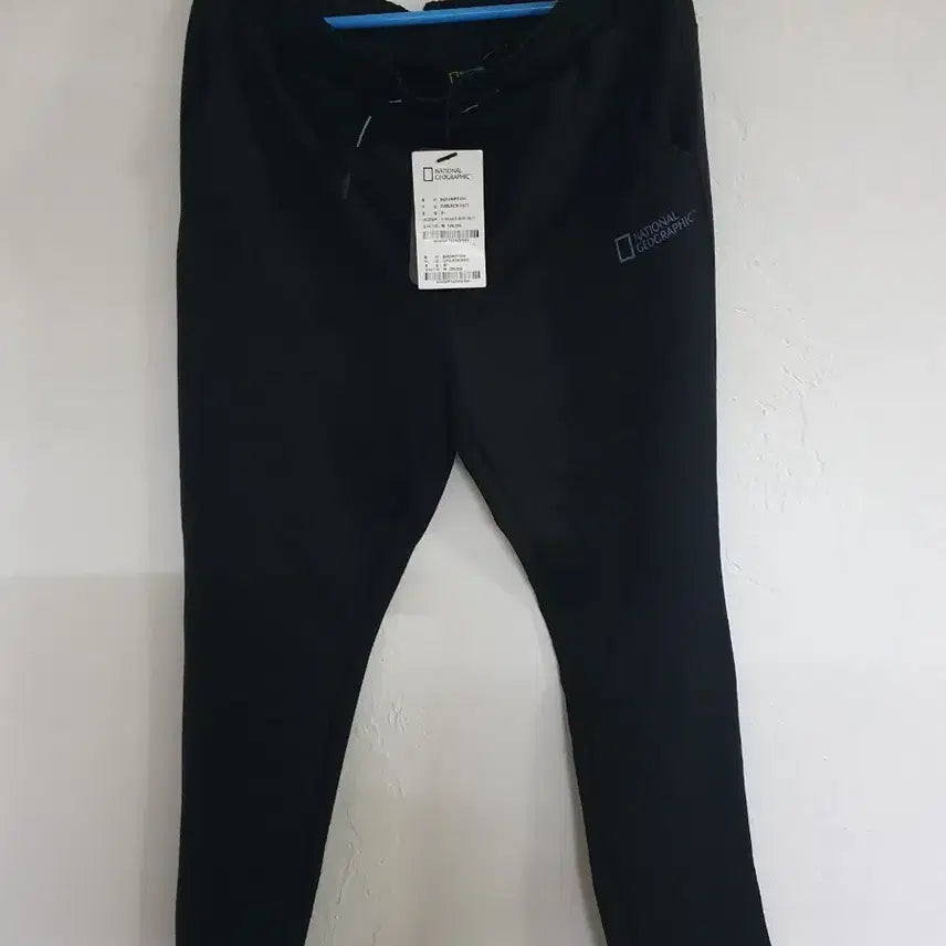 [BUNJANG] National Geographic Carbon Black Polyester Blend Pants / 내셔널지오그래픽 팬츠