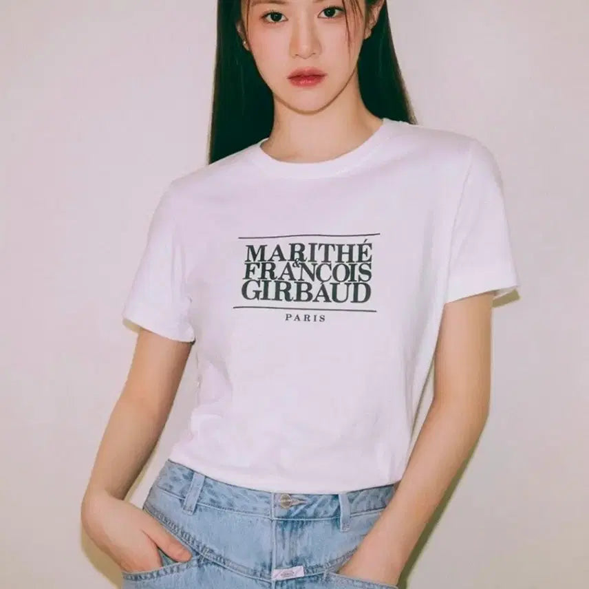 [BUNJANG] Marithe Francois Girbaud Cotton 100% Short Sleeve T-Shirt / 