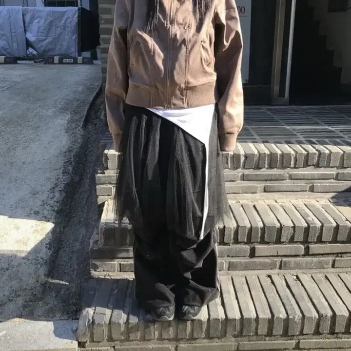 [BUNJANG] TUPTTE Suede Jacket Black / 튜프티 스웨이드 자켓 블랙