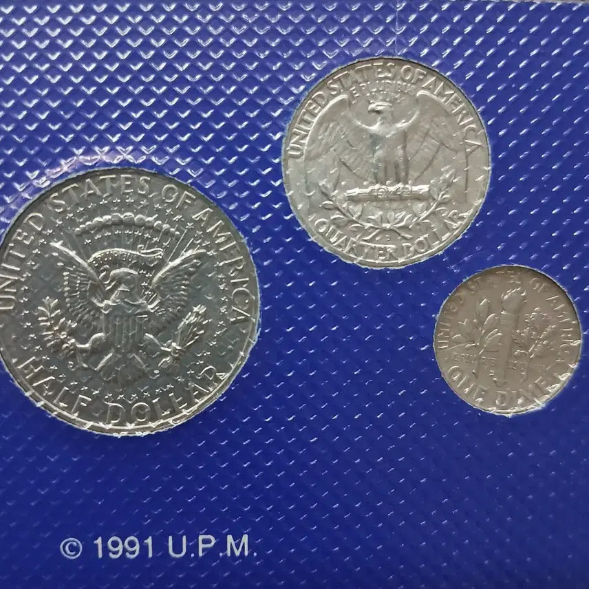 [BUNJANG] 1964 US Silver Coin Set / 단종된"실버90" 3개포함 1964 케네디 하프달러 은화 세트