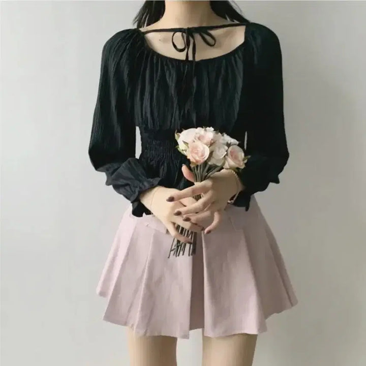 [BUNJANG] Pleated Mini Skirt / 플리츠 스커트