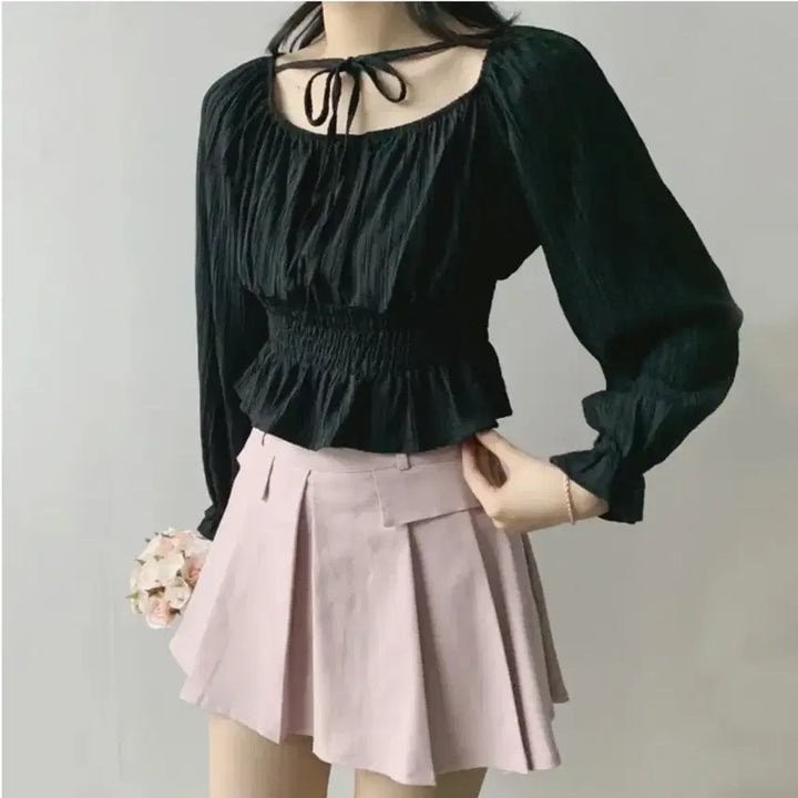 [BUNJANG] Pleated Mini Skirt / 플리츠 스커트