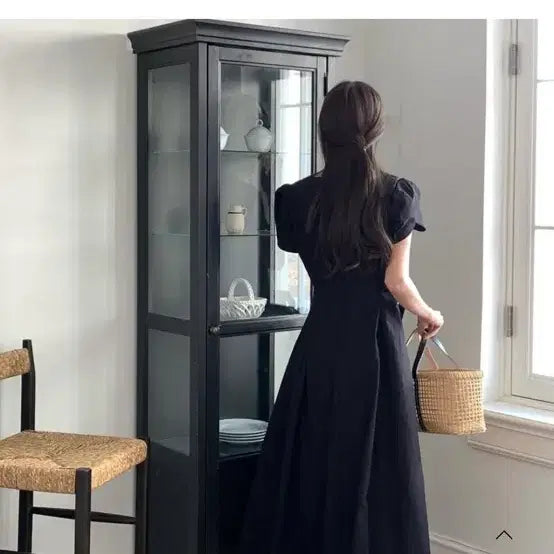 [BUNJANG] Movenne Lafleur Black Dress / 모벤느 라플레르 원피스 블랙