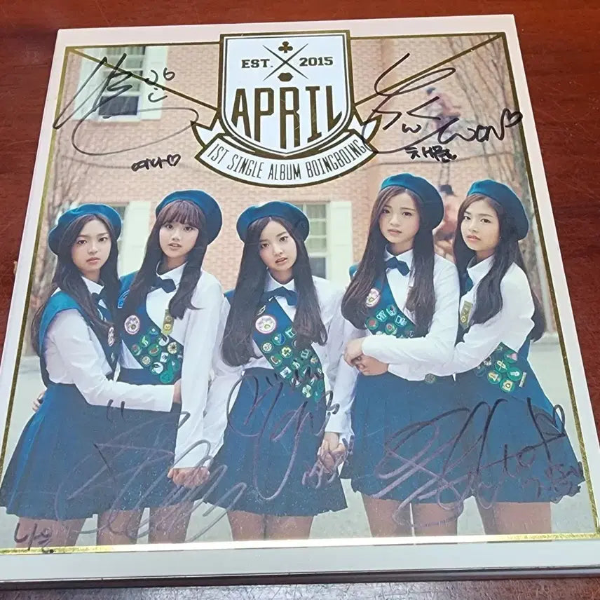 [BUNJANG] April BoingBoing Signed Album / 에이프릴 BoingBoing 싸인앨범