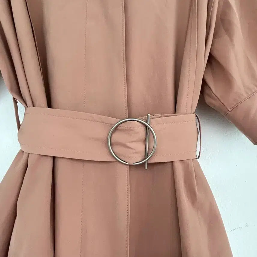 [BUNJANG] Belted Long Dress / 벨트 롱 원피스