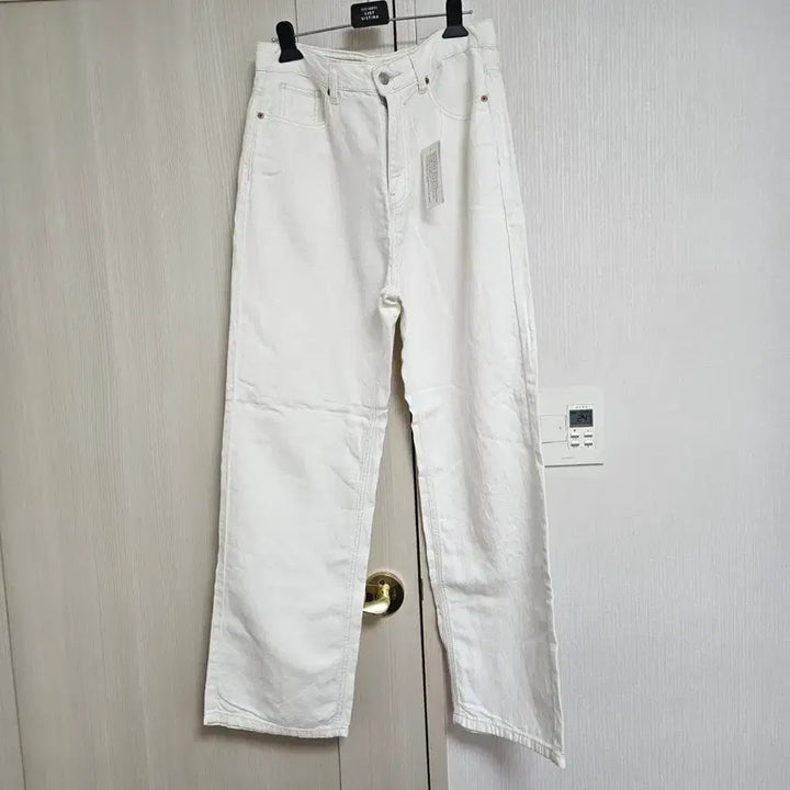 [BUNJANG] 8 Seconds Ivory Cotton Pants L / [새상품] 에잇세컨즈 아이보리팬츠 L