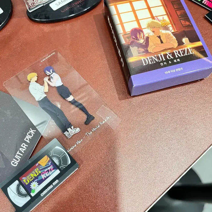 [SOLD OUT] 체인소맨 팝업 비디오테이프 키링 미개봉 개별