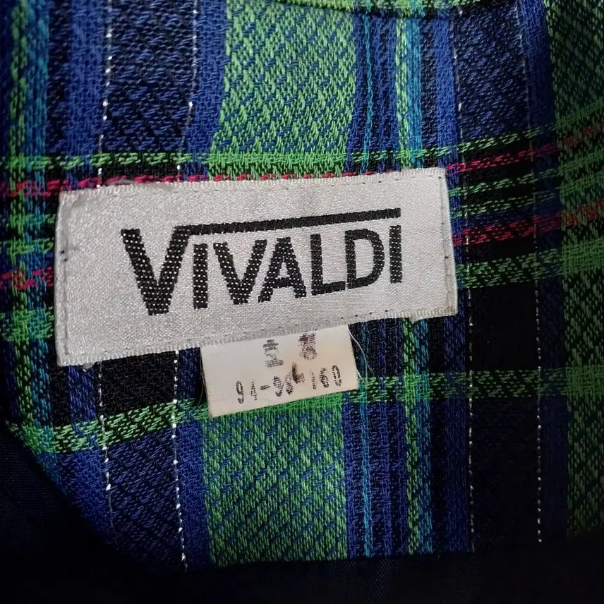 [BUNJANG] VIVALDI Checkered Short Sleeve Jacket / VIVALDI  마  자켓