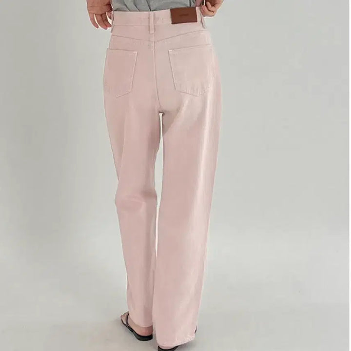 [BUNJANG] Nuos Pink Denim Shorts / 누오스 핑크 데님 S