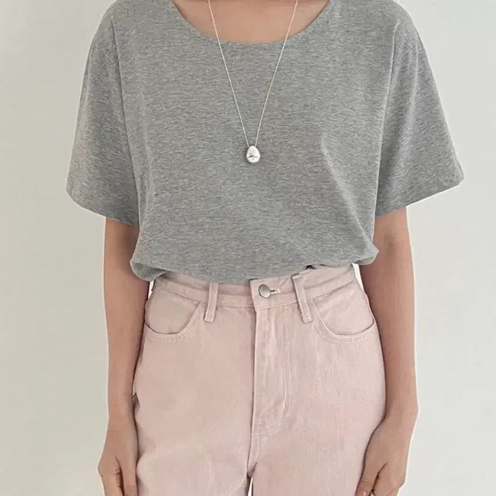 [BUNJANG] Nuos Pink Denim Shorts / 누오스 핑크 데님 S