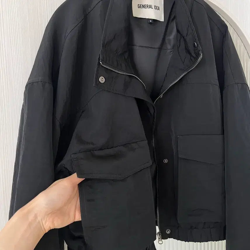 [SOLD OUT] 제네럴아이디어 간절기 세미크롭 자켓