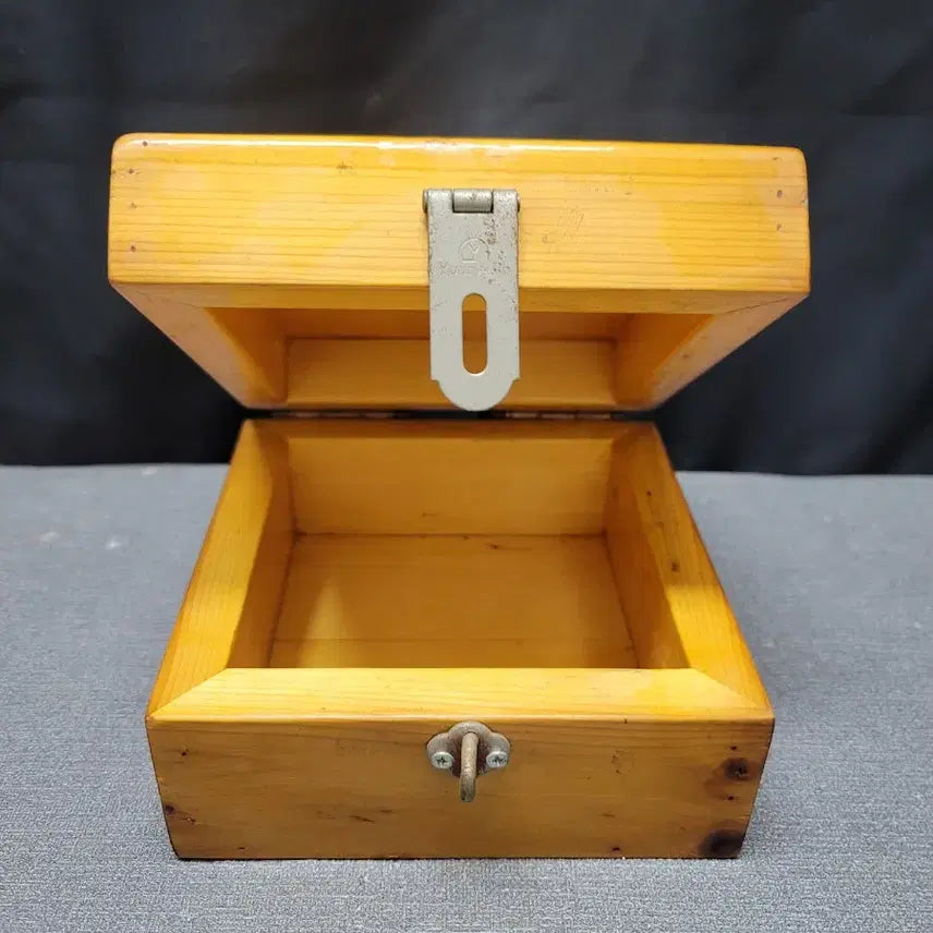 [BUNJANG] Vintage Wooden Storage Box / 원목 나무합 상자