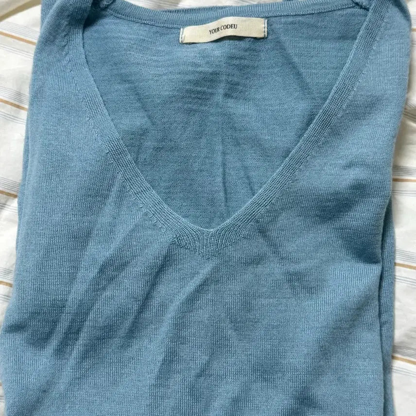 [BUNJANG] Code:U Ale Knit Short Sleeve Knit / 코드유 반팔니트 ale knit