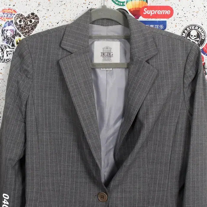 [BUNJANG] BCBG Striped Wool Blazer - Women&