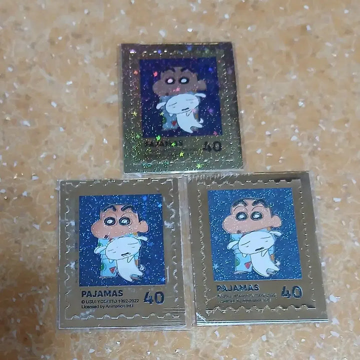 [SOLD OUT] 짱구우표 금박씰 40번짱구 1개 선택 짱구띠부씰