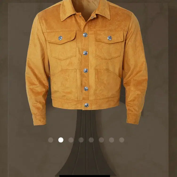 [BUNJANG] Rapinato Etoile Suede Trucker Jacket / 새상품/라피나토 에뚜알 스웨이드 트러커 자켓 /50