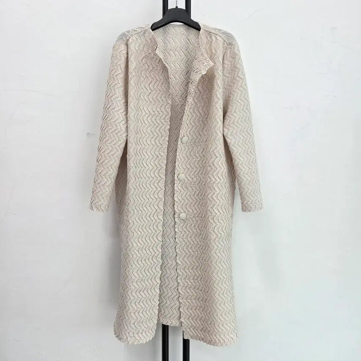 [SOLD OUT] 정품 아이보리 펀칭 롱 가디건