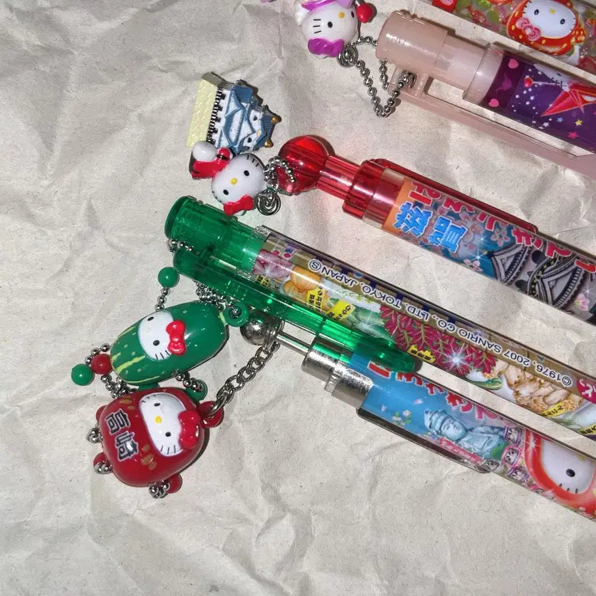 [BUNJANG] Bundle Set Vintage Hello Kitty Mechanical Pencils / 일괄)고전키티샤프/킽스/도치기샤프/딸기키티/달랑이키티