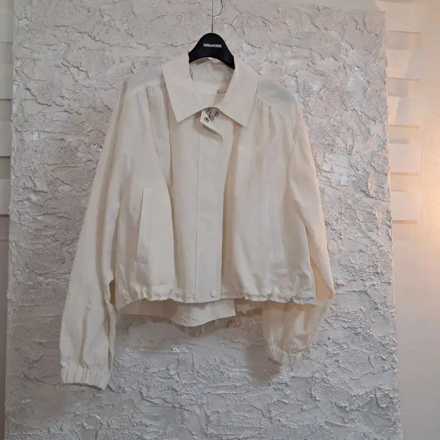 [SOLD OUT] 거의새옷(55~66)g-cut지컷 스트링  린넨혼방집업자켓