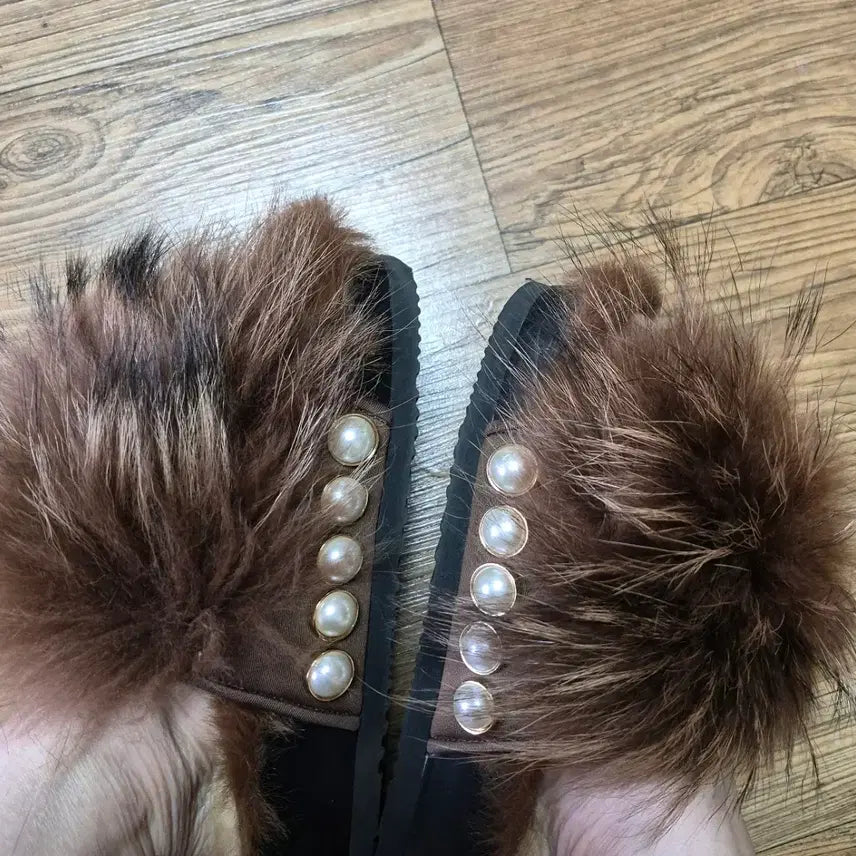 [BUNJANG] Suecomma Bonnie Fur Slippers 235 / 슈콤마보니 슬리퍼 235