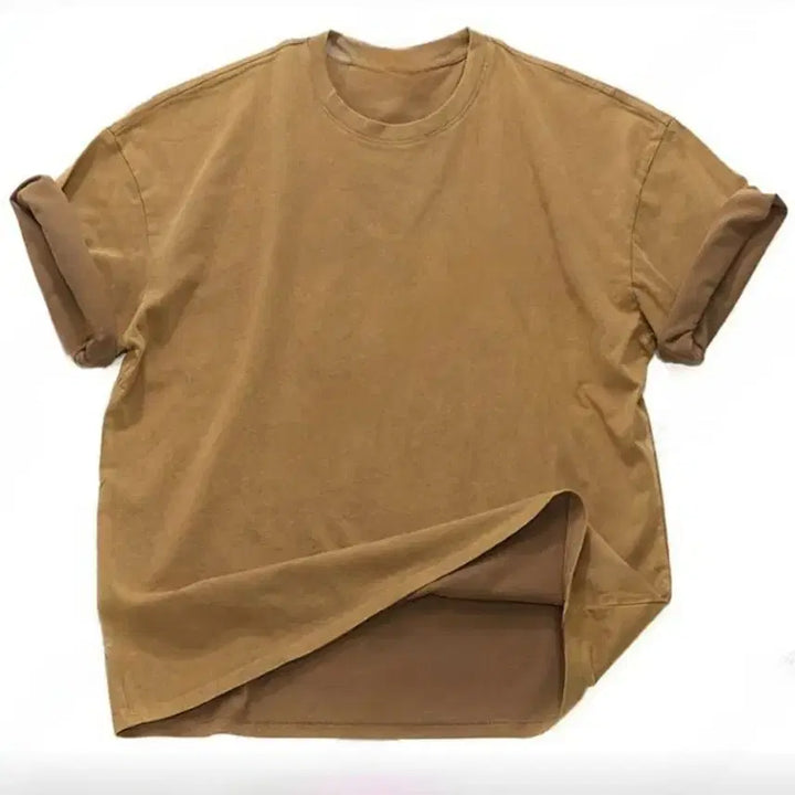 [BUNJANG] D.COLOR Pigment Basic T-Shirt / 디컬러피그먼트무지반팔