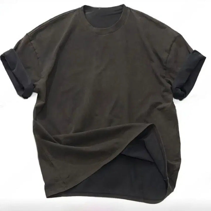 [BUNJANG] D.COLOR Pigment Basic T-Shirt / 디컬러피그먼트무지반팔