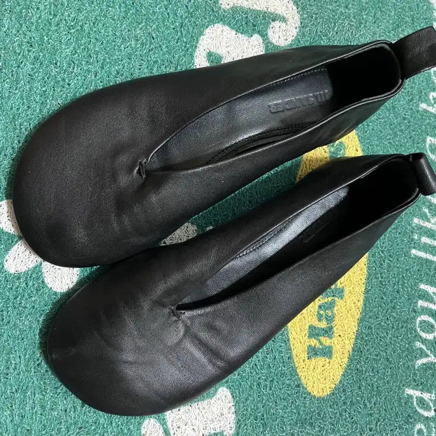 [BUNJANG] Jil Sander Leather Flat Shoes / 질샌더 정품 가죽 플랫