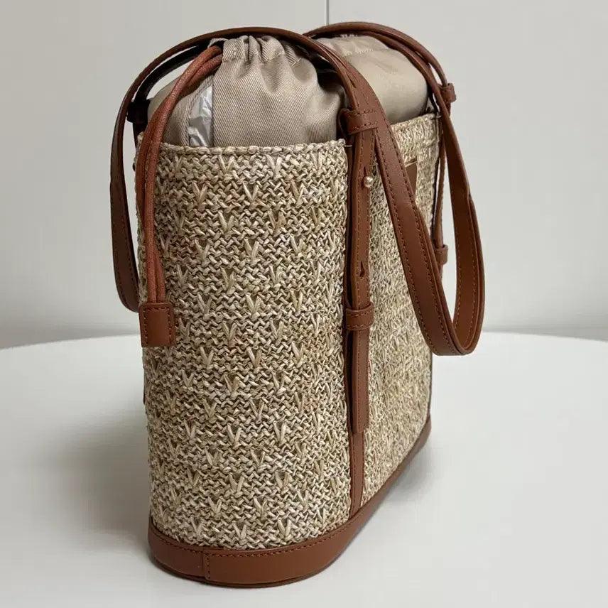 [BUNJANG] Couronne Ette De Rafia Shoulder Bag 30 Brown / (새상품) 쿠론 에떼 드 라피아 숄더백 26 브라운색