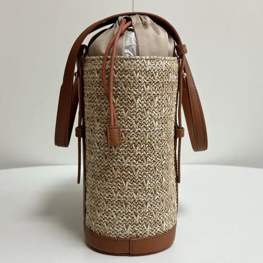 [BUNJANG] Couronne Ette De Rafia Shoulder Bag 30 Brown / (새상품) 쿠론 에떼 드 라피아 숄더백 26 브라운색