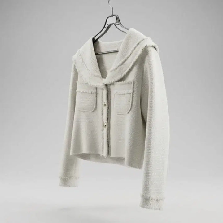 [BUNJANG] Mayonnaise Preppy Tweed Jacket / 여성F / 마요네즈 프레피 트위드자켓IV 11-26