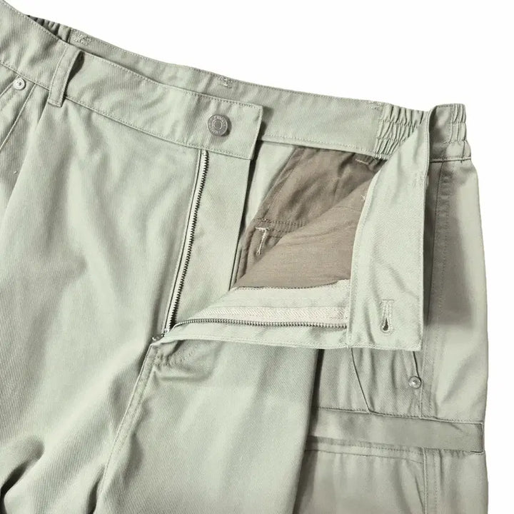 [BUNJANG] KIMUUE Cargo Parachute Pants / 키뮤어 카고 파라슈트 카키베이지 d307