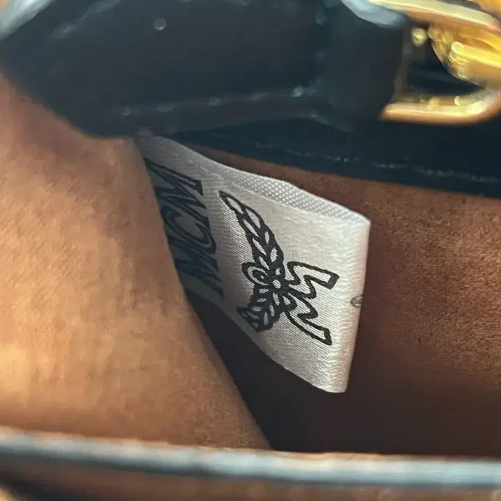 [BUNJANG] MCM Visetos Mini Shoulder Bag - Black / 정품 MCM 비세토스 미니 숄더백 블랙