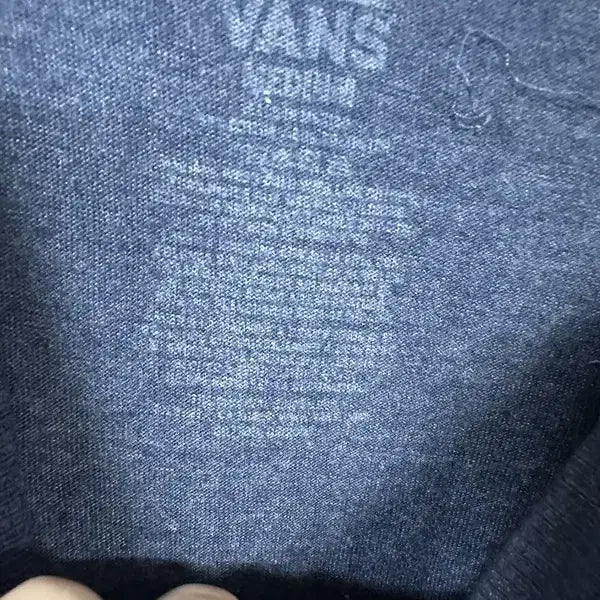 [SOLD OUT] [M] VANS 반스 레터링 반팔티 네이비