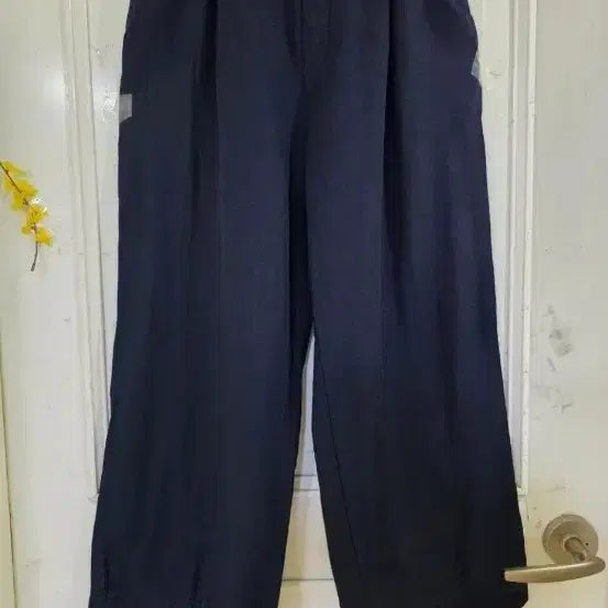 [BUNJANG] Summer Linen Blend Wide Leg Pants / 여름 마 65레이온 35와이드 통바지  깨끗해요  77사이즈