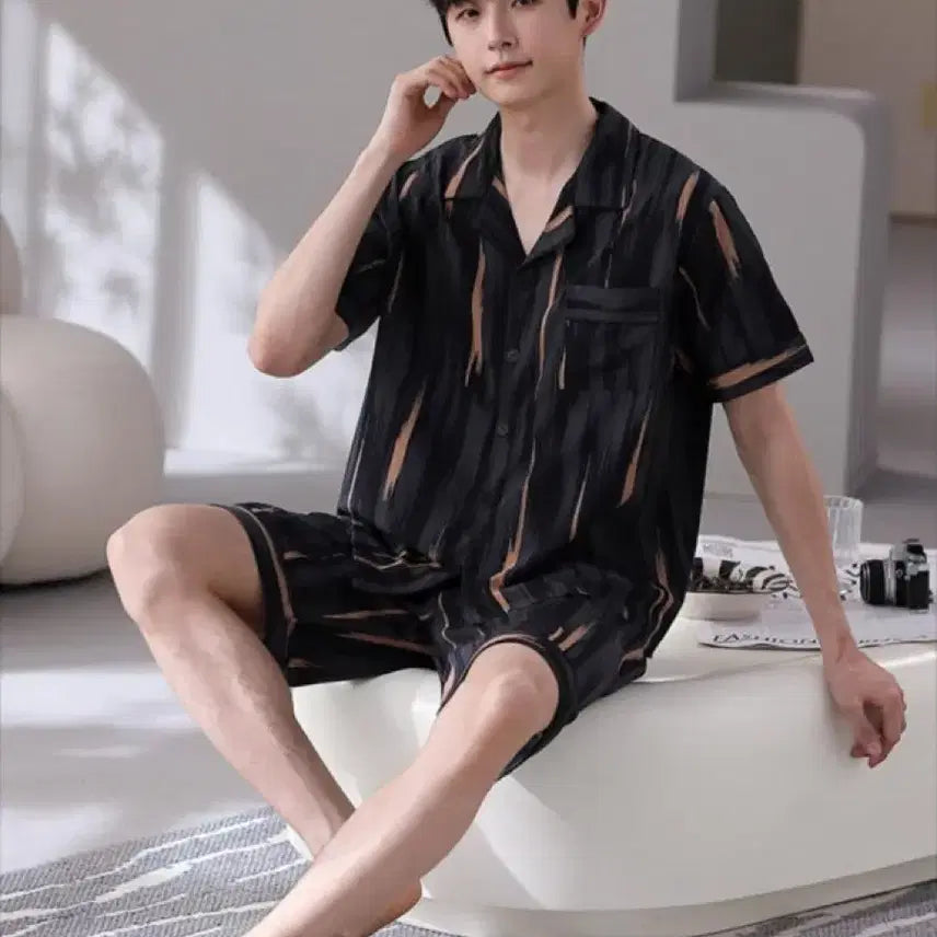 [SOLD OUT] 택포) 남성여름실크잠옷
