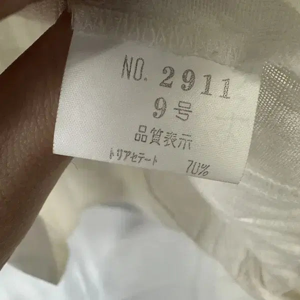 [BUNJANG] JPN Sheer Collar Blouse / [L] JPN 시스루 카라 셔츠 블라우스