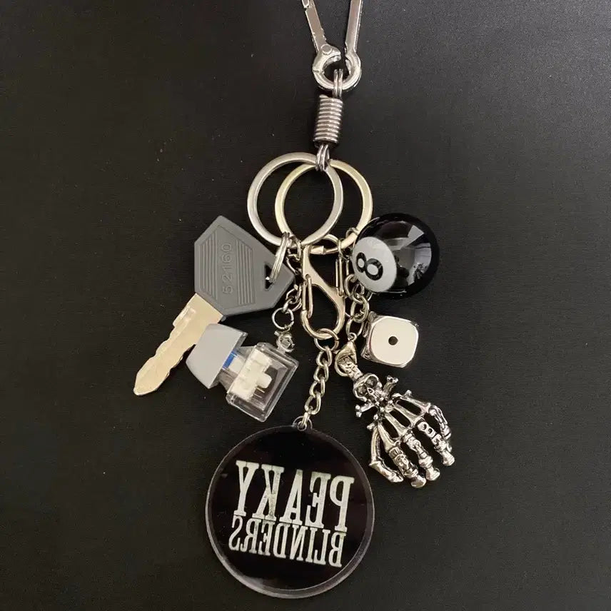 [BUNJANG] Peaky Blinders Multi Charm Keyring / 피키 블라인더스 멀티 참 키링