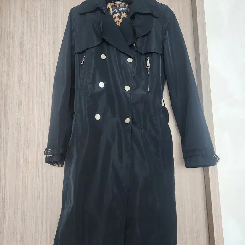 [SOLD OUT] 돌체앤가바나 블랙 트렌치 코트 38
