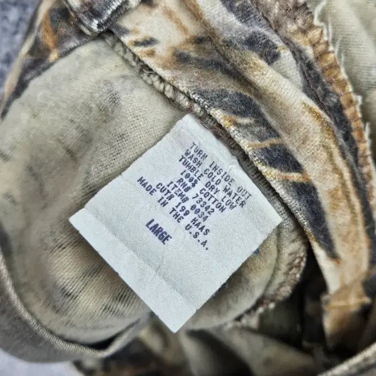 [BUNJANG] USA Brand Camo Cargo Work Pants (Size 36) / USA BRANDCAMO 카고 워크 팬츠 ( 36" ) / 11874