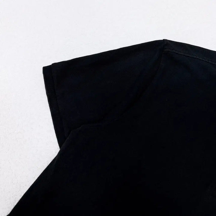 [SOLD OUT] [100] 나이키 블랙 코튼 카라티