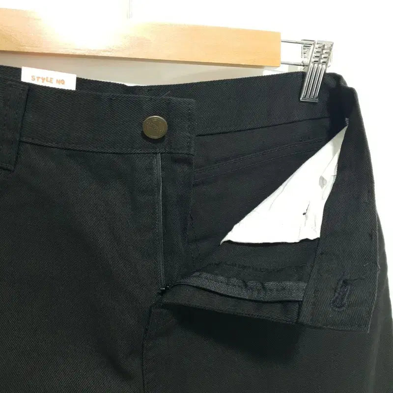 [BUNJANG] Black Denim Slit Skirt L / 블랙 데님 트임 스커트 L_S1697