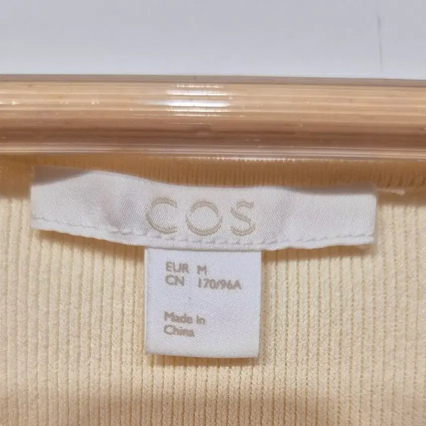 [SOLD OUT] COS 아이보리 롱 슬리브리스 원피스