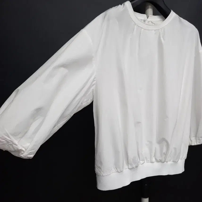 [BUNJANG] LUSSO Pocono 7/8 Sleeve Blouse (White) / LUSSO 루쏘 포코노 춘하 7부8부 블라우스 66